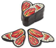 Caned butterfly wings